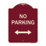 No Parking With Bidirectional Arrow