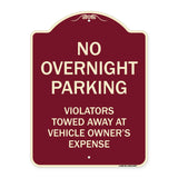 No Overnight Parking
