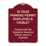Is Your Parking Permit Displayed & Visible