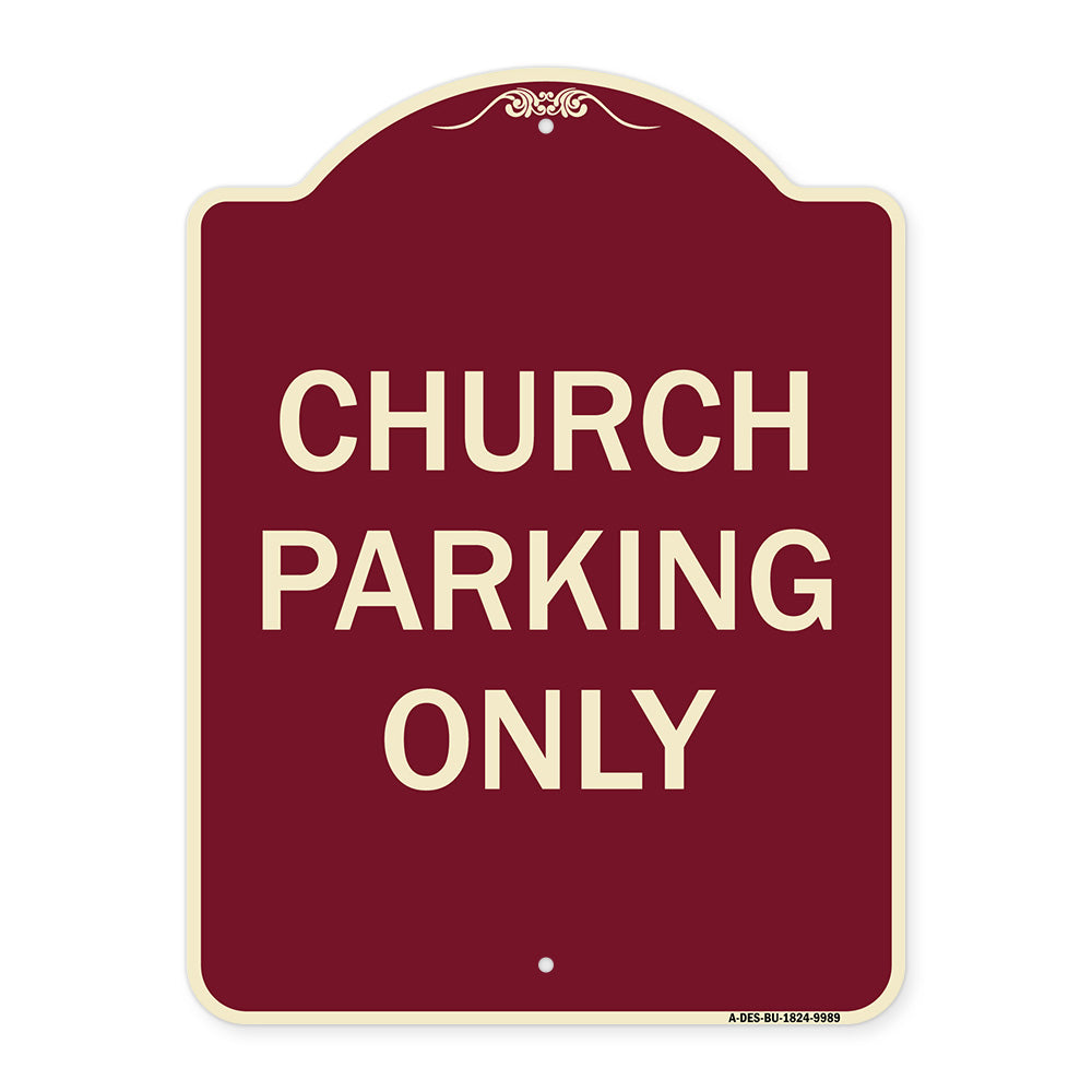 Church Parking Only
