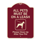 All Pets Must Be On A Leash Please Clean Up After Your Pet