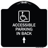With NY - Approved Isa Symbol Accessible Parking on Up Arrow (With Graphic)