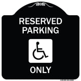 With NY Compliance Reserved Parking Only (With Access Icon)