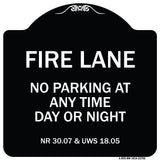 Wisconsin Fire Lane No Parking at Anytime Day or Night