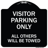 Visitor Parking Only All Others Will Be Towed