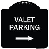 Valet Parking with Right Arrow
