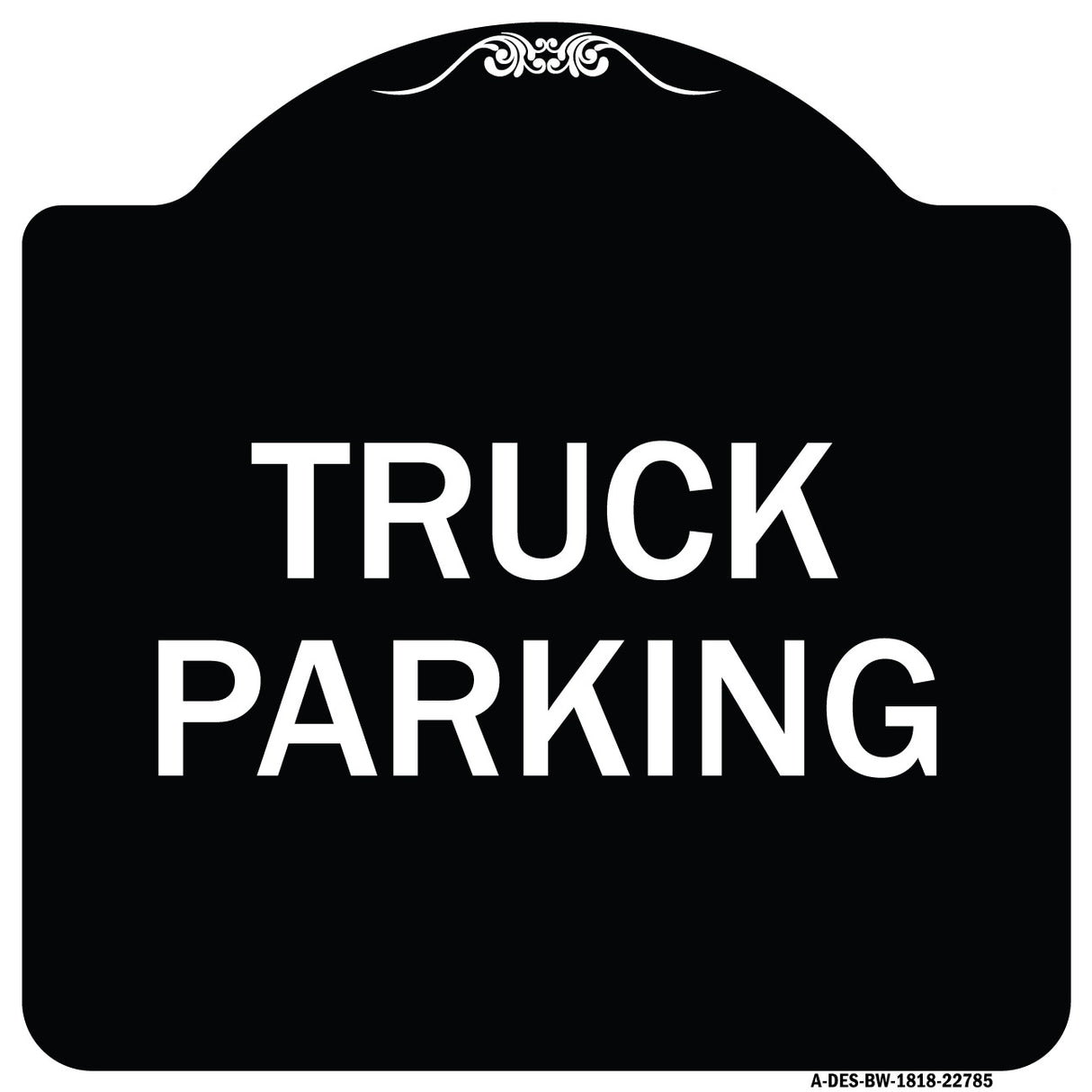 Truck Sign Truck Parking