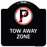 Tow Away Zone (No Parking Symbol)