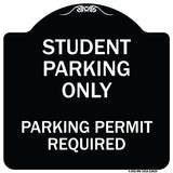 Student Parking Only Parking Permit Required