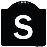 Sign with Letter S