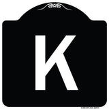 Sign with Letter K
