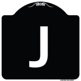 Sign with Letter J