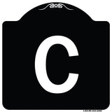 Sign with Letter C