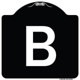 Sign with Letter B
