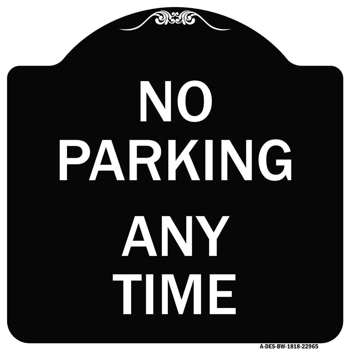 No Parking Anytime