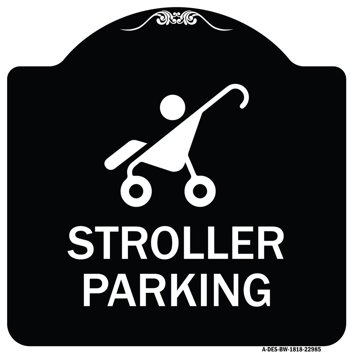 Reserved Stroller Parking (With Graphic)
