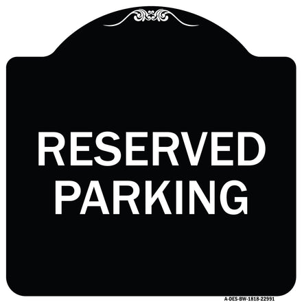 Reserved Parking Bright Yellow