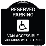 Reserved Parking Van Accessible Violators Will Be Fined (With Graphic)