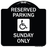 Reserved Parking Sunday Only (With Graphic
