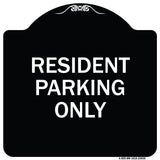Reserved Parking Sign Resident Parking Only