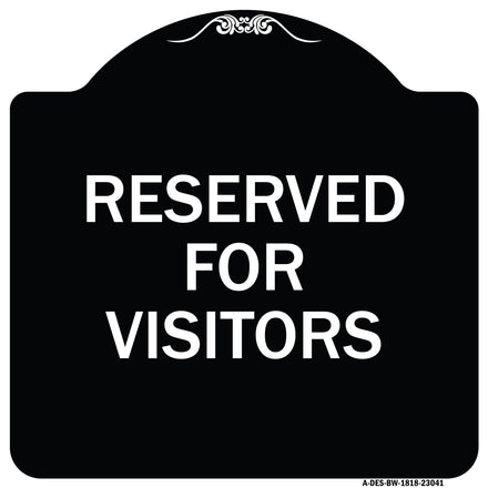 Reserved Parking Sign Reserved Parking for Visitors