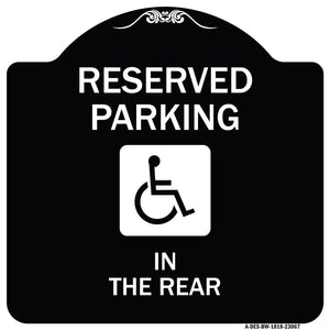 Reserved Parking in the Rear (With Graphic)