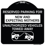 Reserved Parking for New and Expecting Mothers Unauthorized Vehicles Towed Away