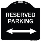 Reserved Parking (Arrow Pointing Left and Right)