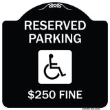 Reserved Parking $250 Fine (With Graphic)