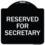 Reserved for Secretary
