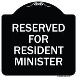 Reserved for Resident Minister