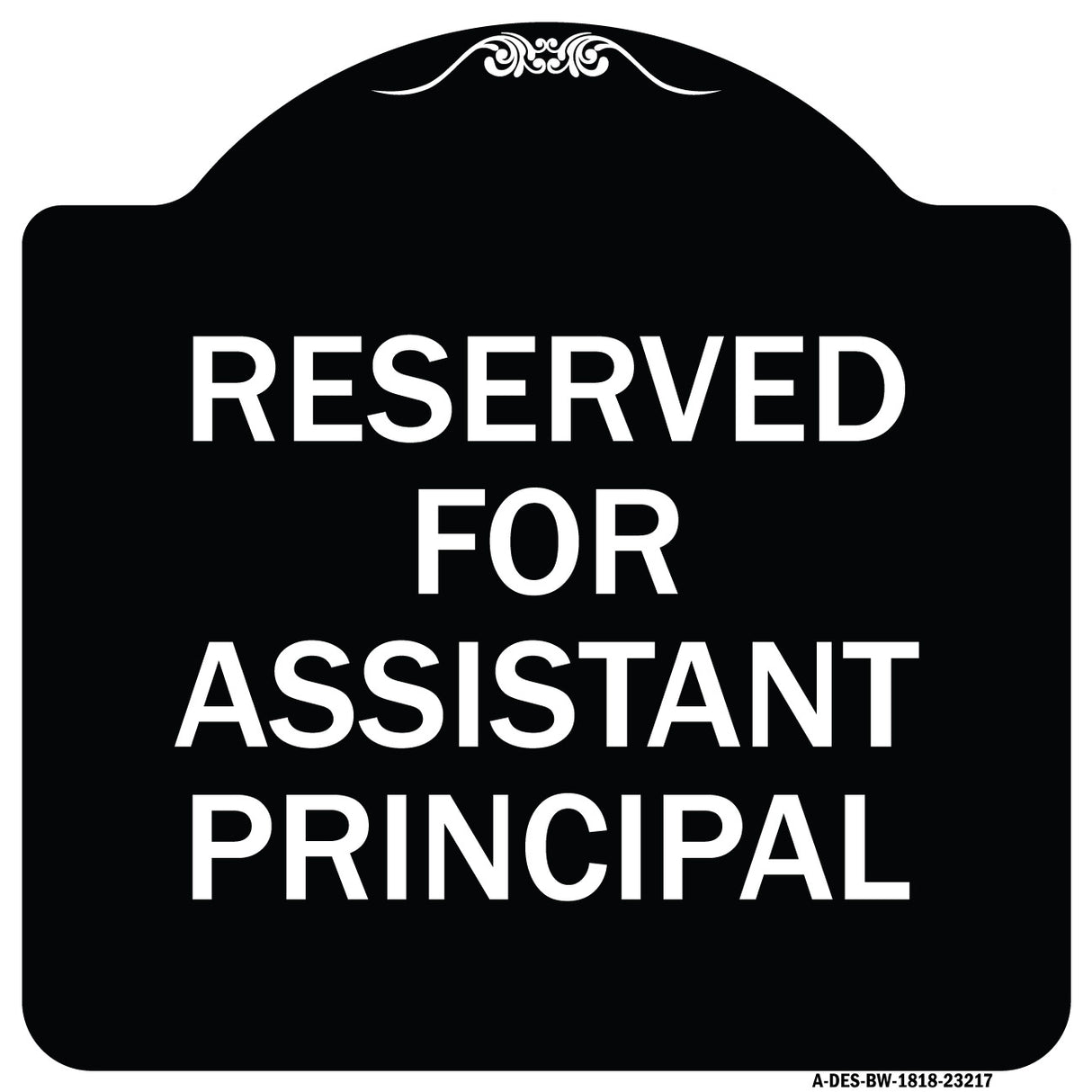 Reserved for Assistant Principal