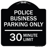 Police Business Parking Only 30 Minute Limit