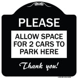 Please - Allow Space for 2 Cars to Park Here Thank You!