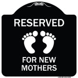 Pink Reserved Parking for New Mothers