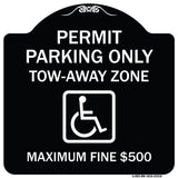 Permit Parking Only Tow-Away Zone Maximum Fine