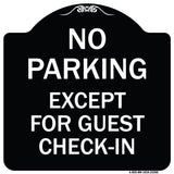 Parking Reserved for Guests Only