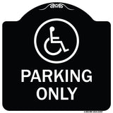 Parking Only (With New Access Symbol)