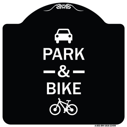 Park & Ride (With Bicycle Graphic