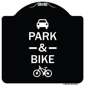 Park & Ride (With Bicycle Graphic