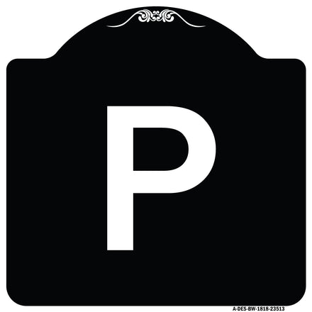 P Symbol (Parking Sign)