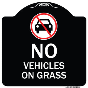 No Vehicles on Grass