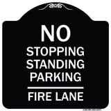 No Stopping Standing Parking - Fire Lane