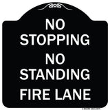 No Stopping No Standing Fire Lane