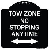 No Stopping Anytime with Bi-Directional Arrow