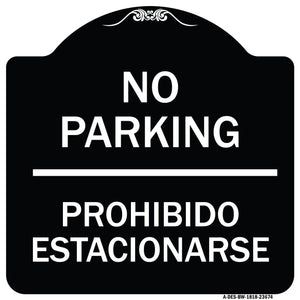 No Parking Prohibido Estacionarse