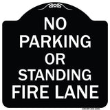 No Parking or Standing Fire Lane