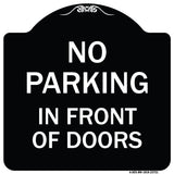 No Parking in Front of Doors