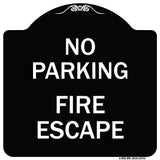 No Parking Fire Escape