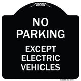 No Parking Except Electric Vehicles